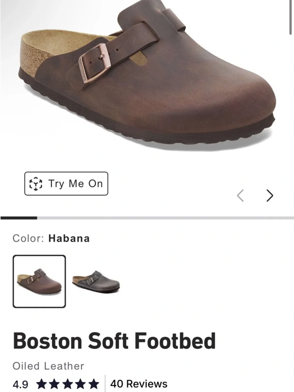 Birkenstock Boston Clogs in Brown Leather - Picture 6 of 6